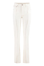 Load image into Gallery viewer, Spliced straight-leg jeans
