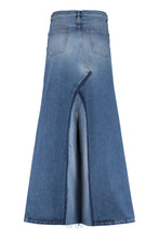 Load image into Gallery viewer, Denim long skirt
