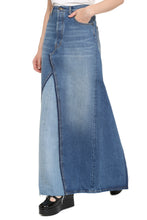 Load image into Gallery viewer, Denim long skirt
