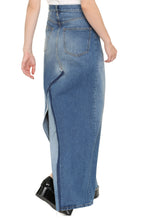 Load image into Gallery viewer, Denim long skirt

