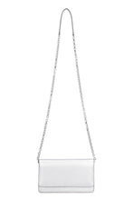 Load image into Gallery viewer, Metallic leather wallet on chain
