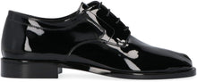 Load image into Gallery viewer, Tabi patent leather lace-up shoes
