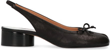 Load image into Gallery viewer, Tabi leather slingback pumps
