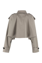 Load image into Gallery viewer, Short cotton trench coat
