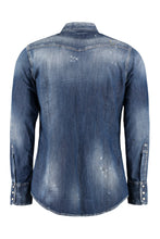 Load image into Gallery viewer, Classic Western long-sleeve denim shirt
