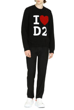 Load image into Gallery viewer, Cotton crew-neck sweatshirt

