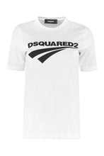 Load image into Gallery viewer, Cotton crew-neck T-shirt
