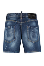 Load image into Gallery viewer, Printed denim shorts
