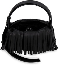 Load image into Gallery viewer, Mini Puffin fringed vegan leather bag
