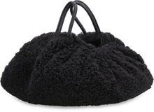 Load image into Gallery viewer, Scrunch faux shearling bucket bag
