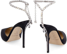 Load image into Gallery viewer, Saeda satin sandals with heel
