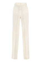 Load image into Gallery viewer, Linen wide leg trousers
