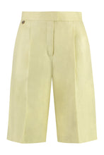 Load image into Gallery viewer, Linen bermuda-shorts
