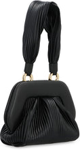 Load image into Gallery viewer, Gea Plissè faux leather clutch
