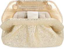 Load image into Gallery viewer, Tia Crumpled Laminated clutch
