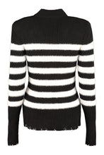 Load image into Gallery viewer, Striped turtleneck sweater
