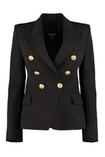 Load image into Gallery viewer, Double-breasted wool blazer
