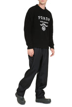 Load image into Gallery viewer, Logo intarsia cotton sweater
