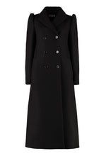 Load image into Gallery viewer, Wool blend double-breasted coat
