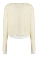 Load image into Gallery viewer, Long sleeve crew-neck sweater
