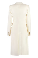 Load image into Gallery viewer, Double-breasted virgin wool coat
