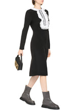Load image into Gallery viewer, Embellished crêpe dress
