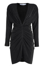 Load image into Gallery viewer, Draped lurex jersey dress
