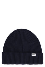 Load image into Gallery viewer, Ribbed knit wool beanie hat
