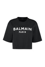 Load image into Gallery viewer, Logo detail cropped t-shirt
