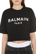 Load image into Gallery viewer, Logo detail cropped t-shirt
