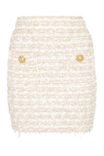 Load image into Gallery viewer, Lurex tweed mini-skirt
