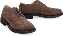 Load image into Gallery viewer, Suede lace-up Derby shoes
