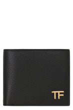 Load image into Gallery viewer, Leather flap-over wallet
