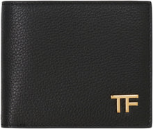 Load image into Gallery viewer, Leather flap-over wallet
